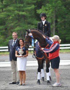 Rebecca Hart and Lord Ludger win 2012 Para-Equestrian Dressage National Championship